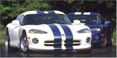 Two Dream Cars (I Like the White) - Dodge Vypers